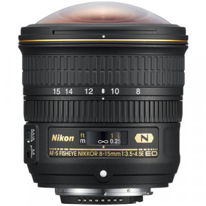 لنز نیکون AF-S Fisheye NIKKOR 8-15mm f/3.5-4.5E ED